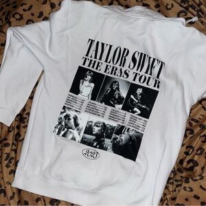 Taylor Swift The Eras Tour White Sweatshirt